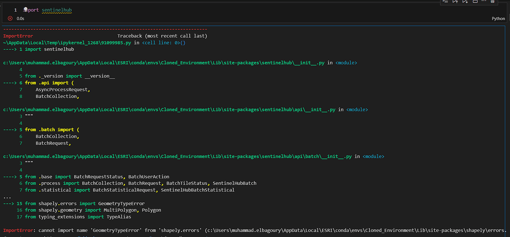 Installing Sentinelhub Python Library Forum Sentinel Hub Installing Sentinelhub Python Library Forum Sentinel Hub